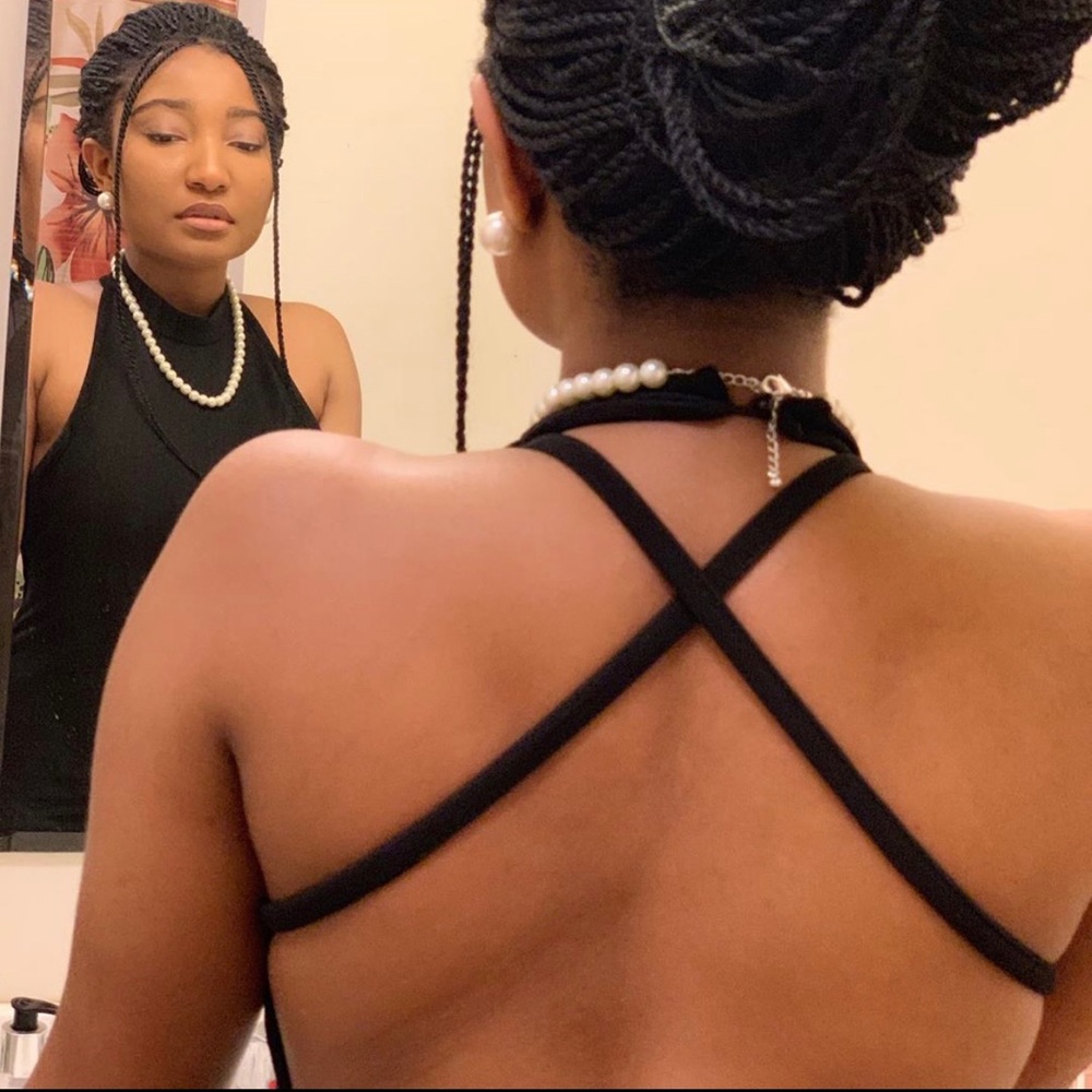 Black classy dress